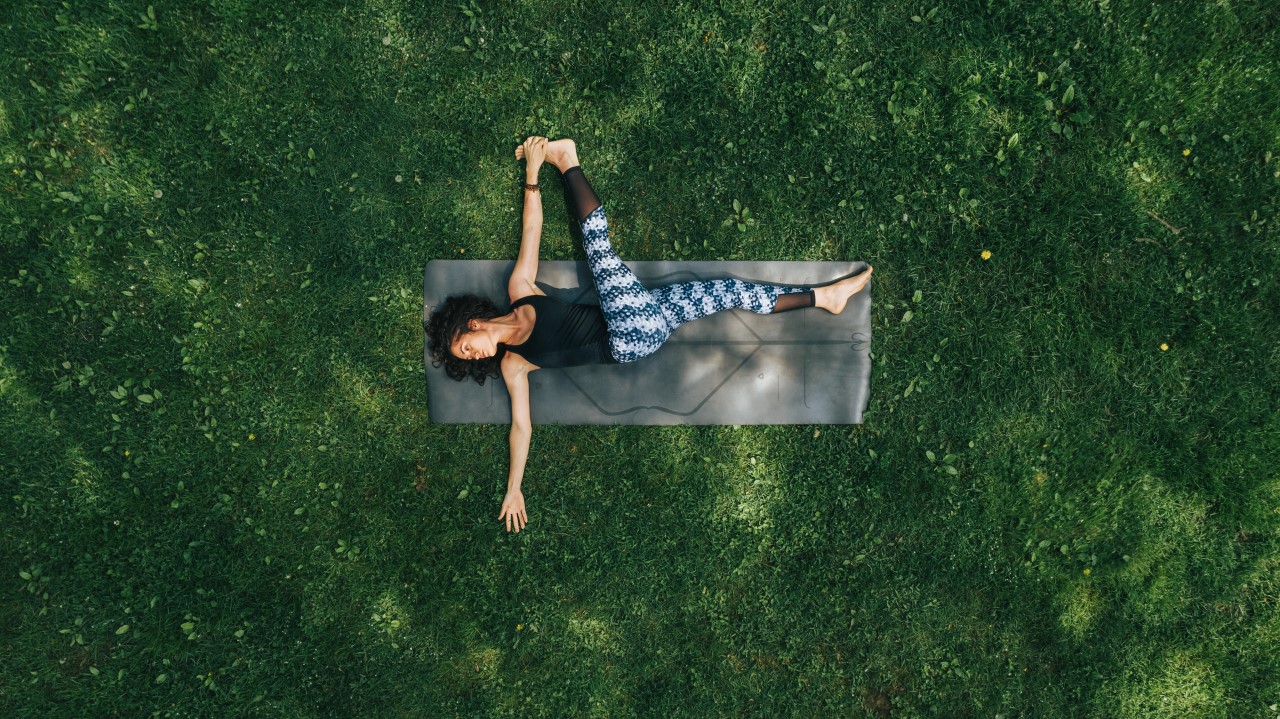 Yoga in the park