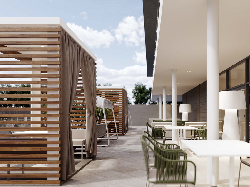 Chiswick Riverside lounge render