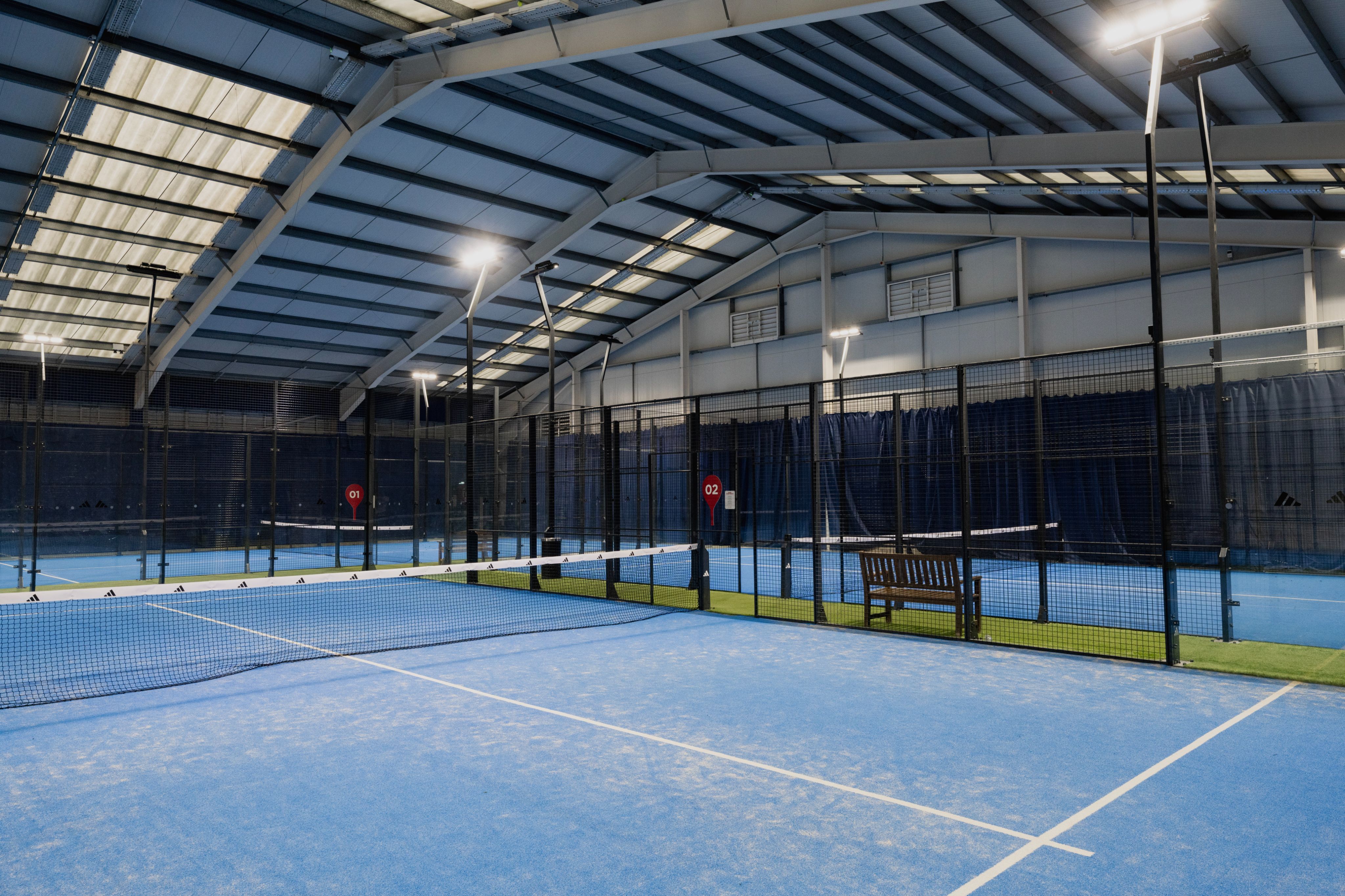 Clearview indoor Padel