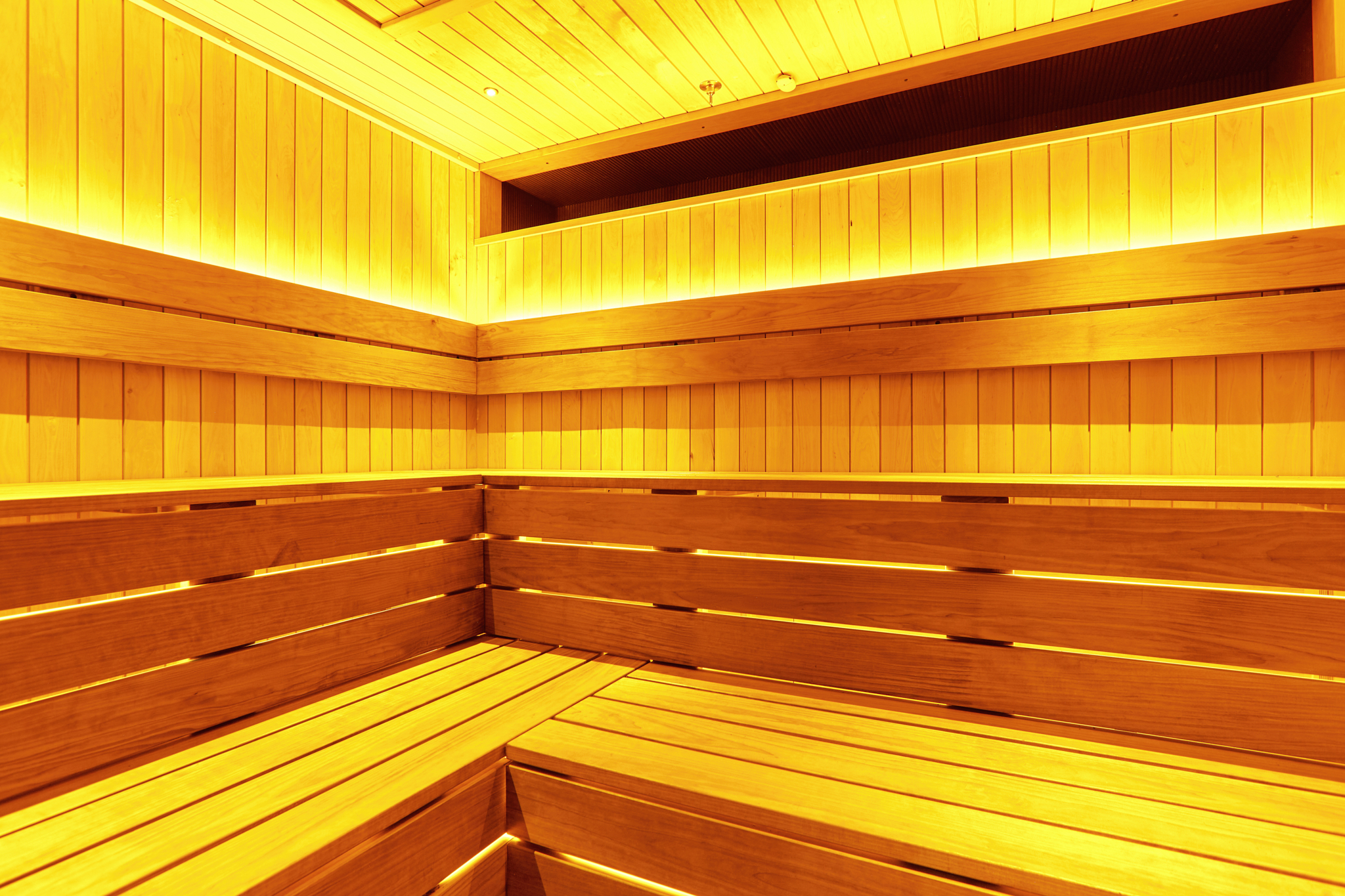 Brand new sauna at Virgin Active Wimbledon