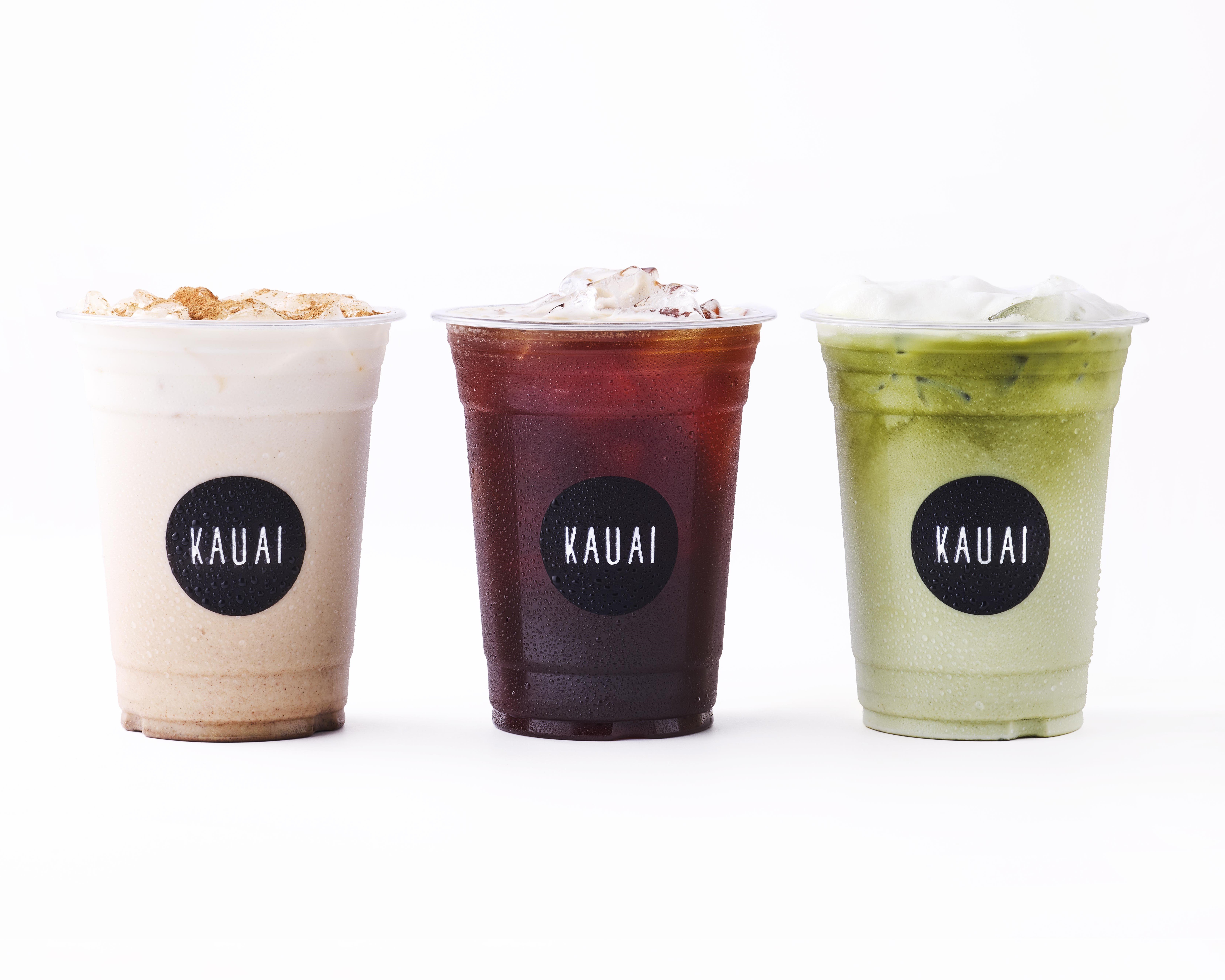 Hot and iced drinks