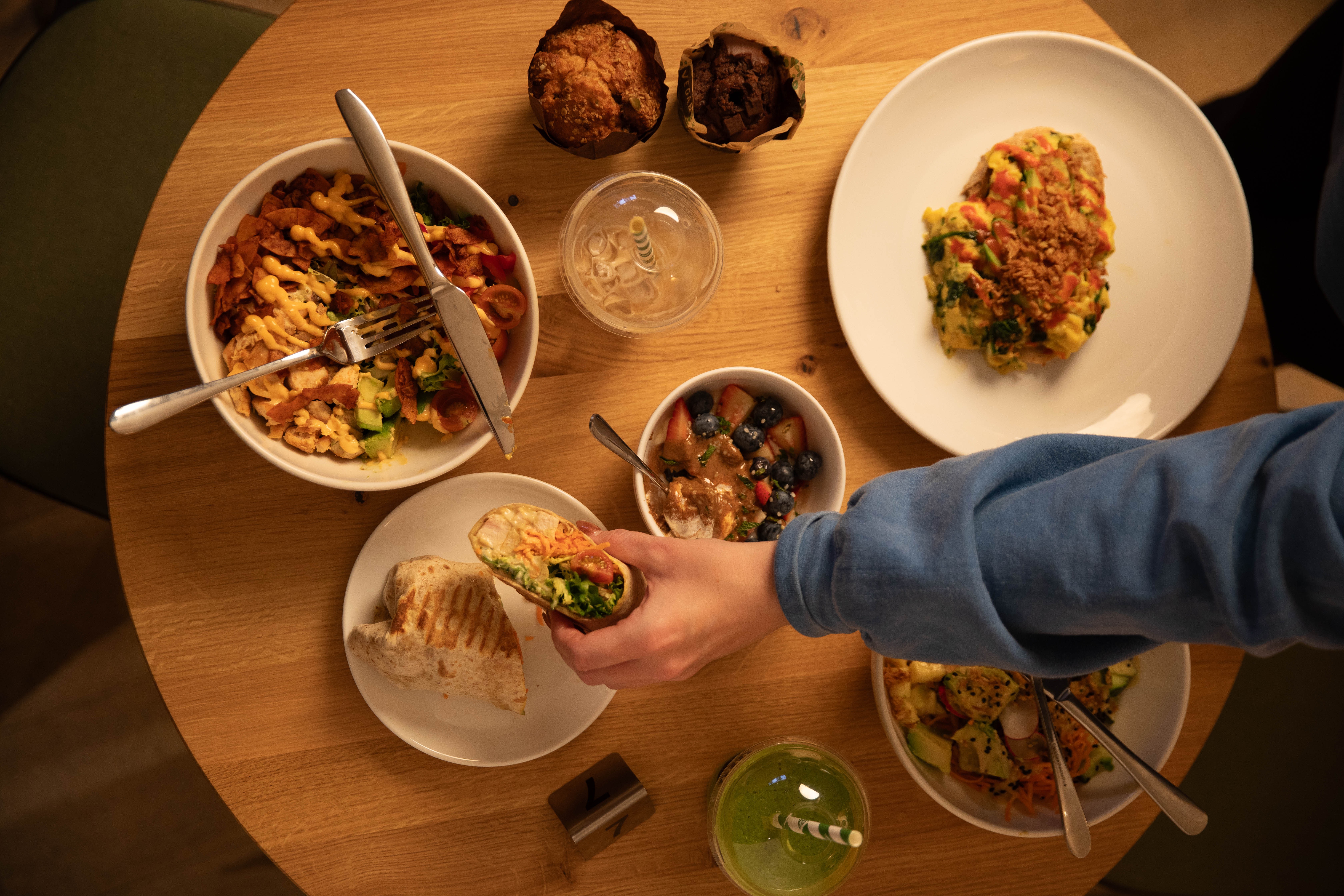 Image of an array of food from Kauai