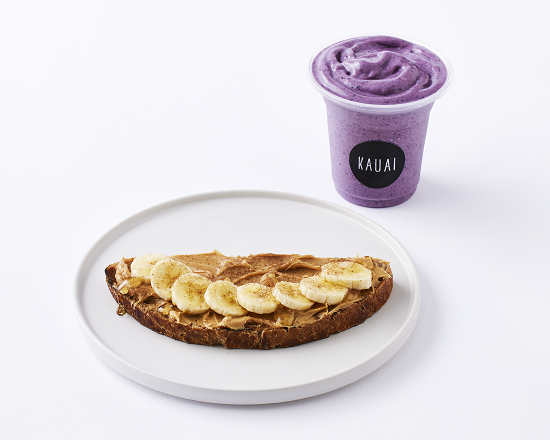 Kauai Kids PB Toast and PB Smoothie