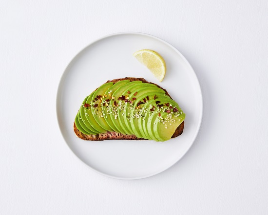 Virgin Active_Kauai Sliced Avo Toast styled 550 x 440 px Kauai Sliced Avo Toast