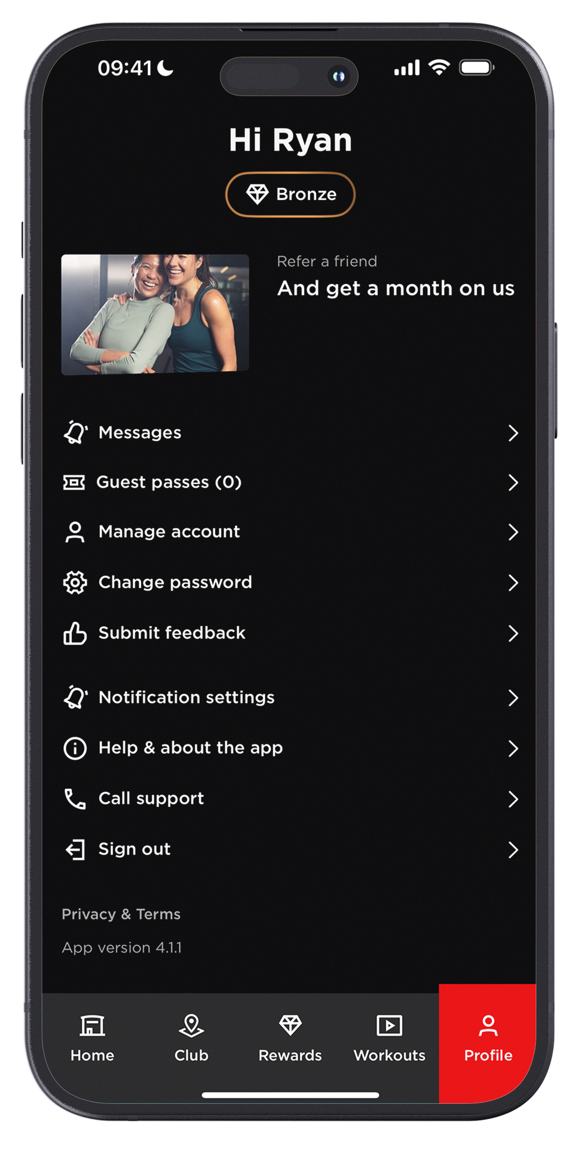 Virgin Active app