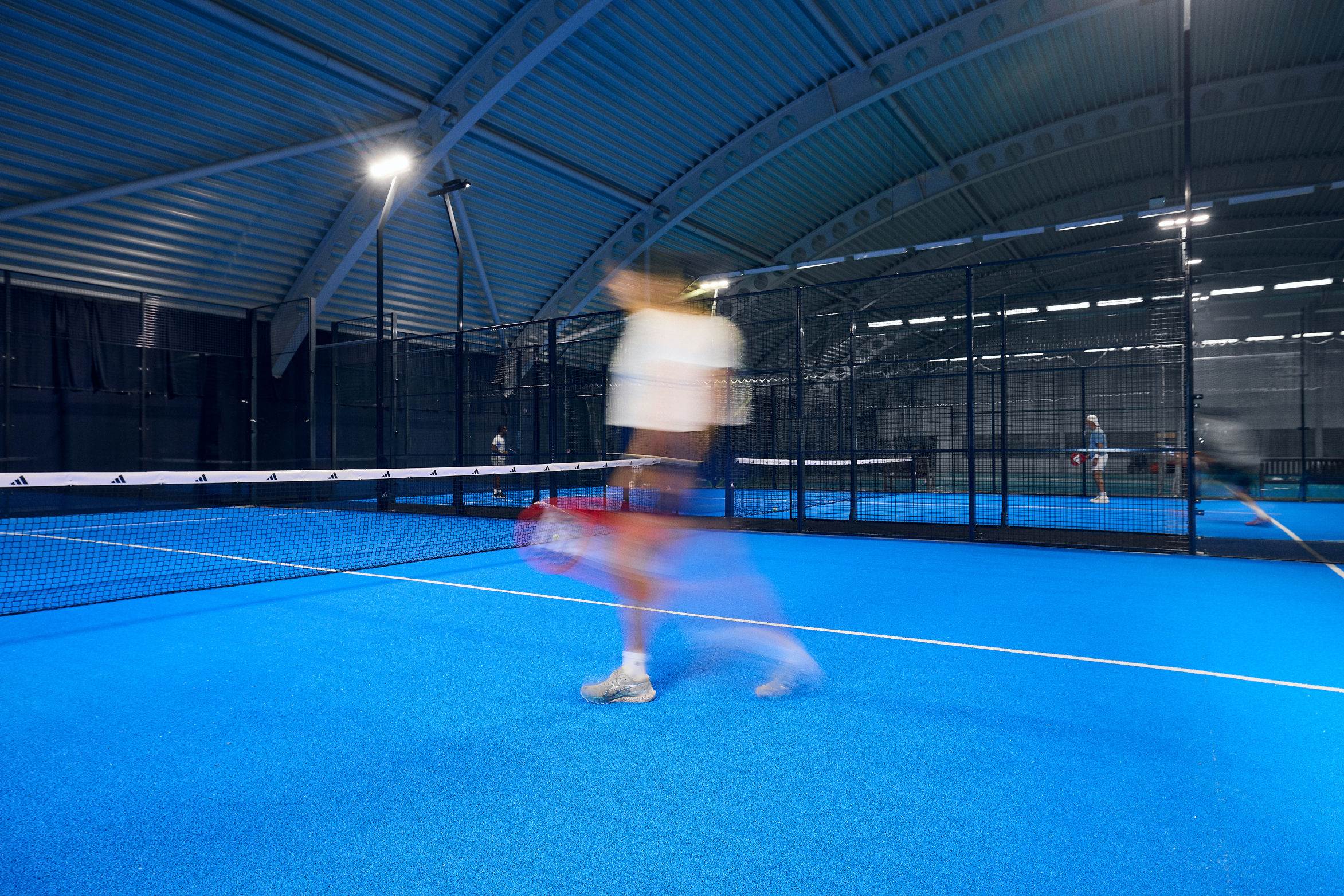 Virgin Active_Padel_court motion blur